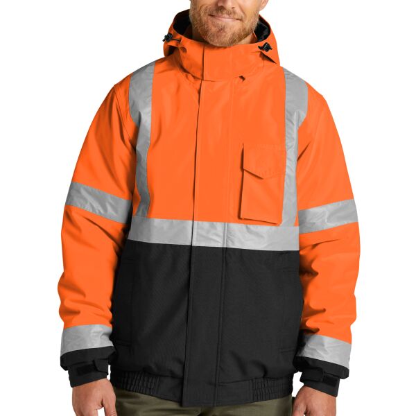 Ansi 107 Class 3 Economy Waterproof Insulated Bomber Jacket Thumbnail