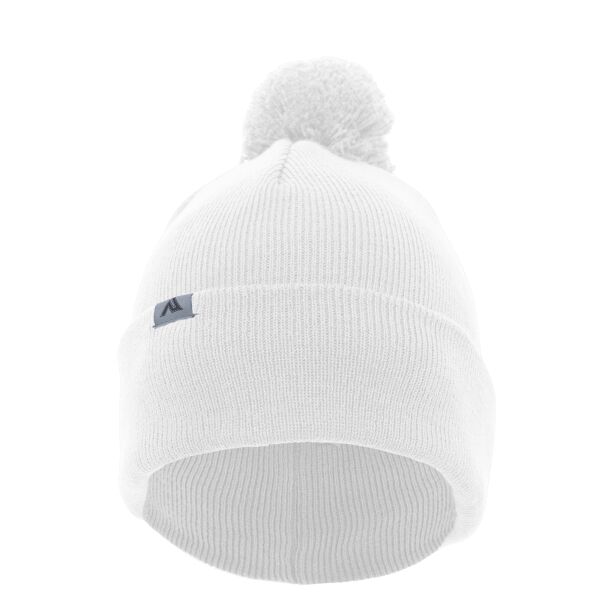 Knit Fold-Over Pom-Pom Beanie Thumbnail