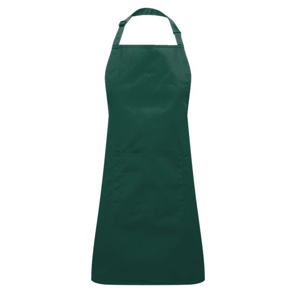 Unisex 'Colours' Recycled Bib Apron with Pocket Thumbnail