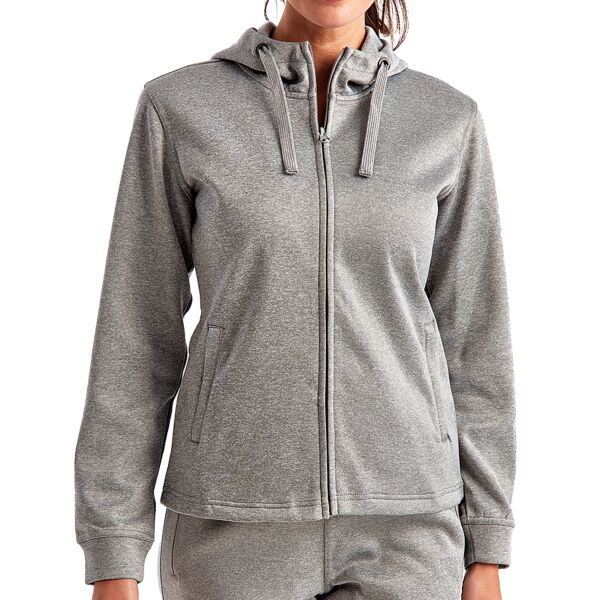 Ladies' Spun Dyed Full-Zip Hooded Sweatshirt Thumbnail
