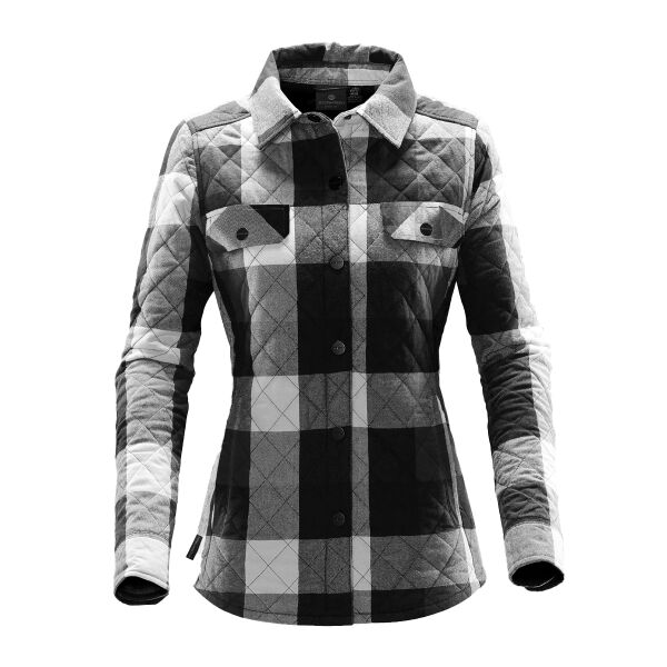 WOMEN'S QUILTED PLAID SHACKET Thumbnail