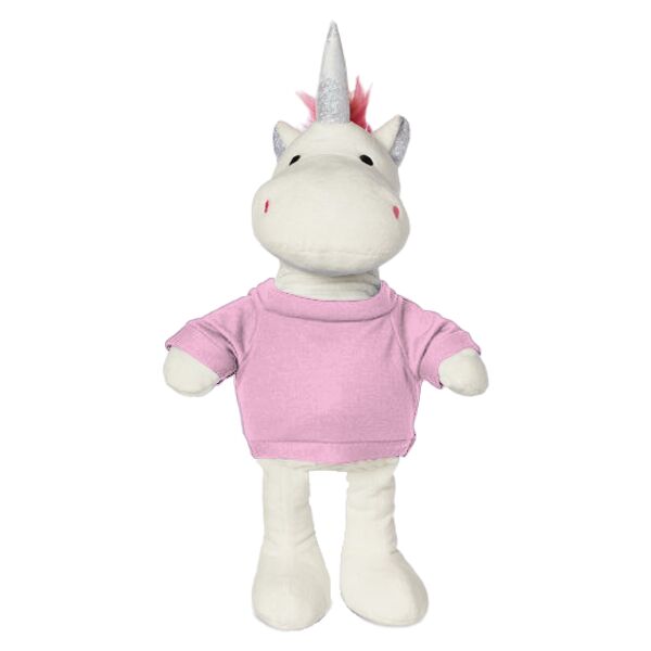 8.5" Plush Unicorn With T-Shirt Thumbnail