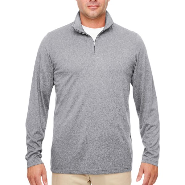 Men's Cool & Dry Heathered Performance Quarter-Zip Pullover Thumbnail