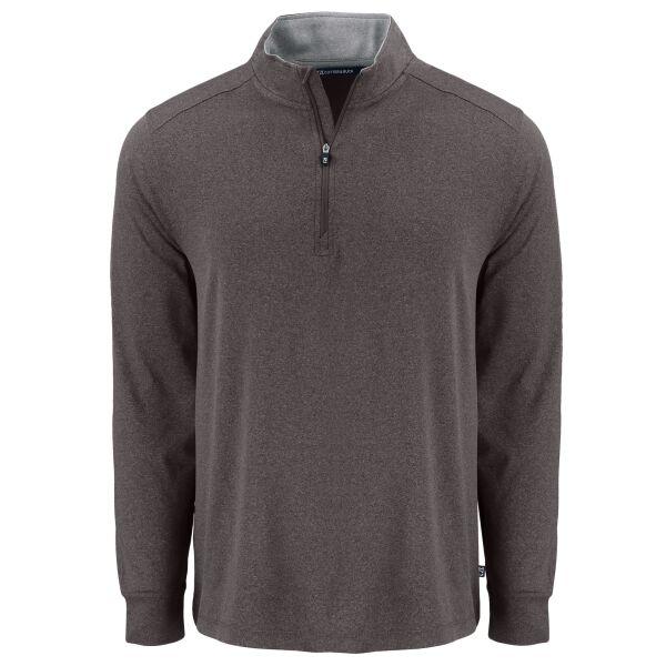 Cutter & Buck Forge Recycled Four-Way Stretch Mens Quarter Zip Pullover Thumbnail