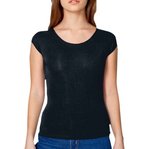 8362 Cotton Spandex Jersey Aerobic Top Thumbnail