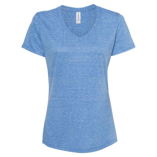 Women's Snow Heather Jersey V-Neck T-Shirt Thumbnail