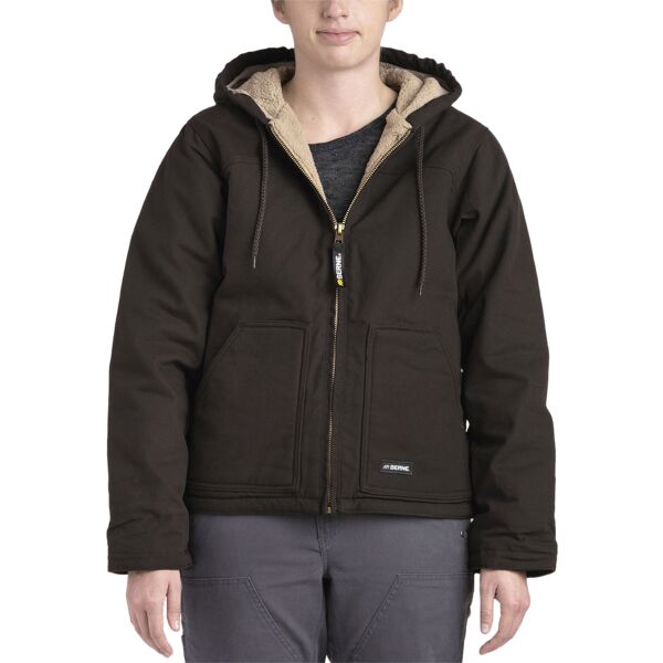 Ladies' Softstone Hooded Coat Thumbnail