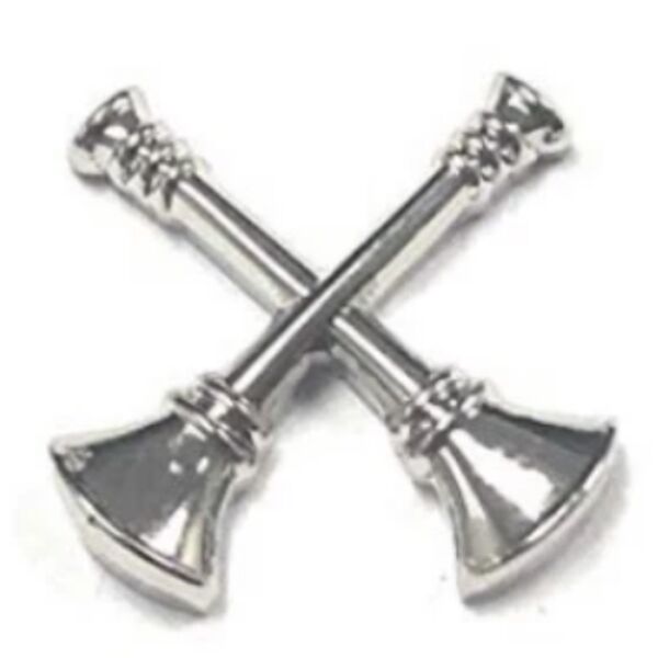 Blackinton Two Bugles Captain Hat Pin/Cap Insignia Thumbnail