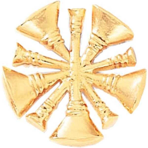 Blackinton Chief 5 Bugles Collar Insignia Thumbnail