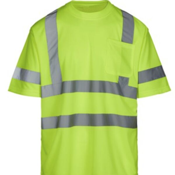Class 3 Safety Green Short Sleeve T-shirt Thumbnail