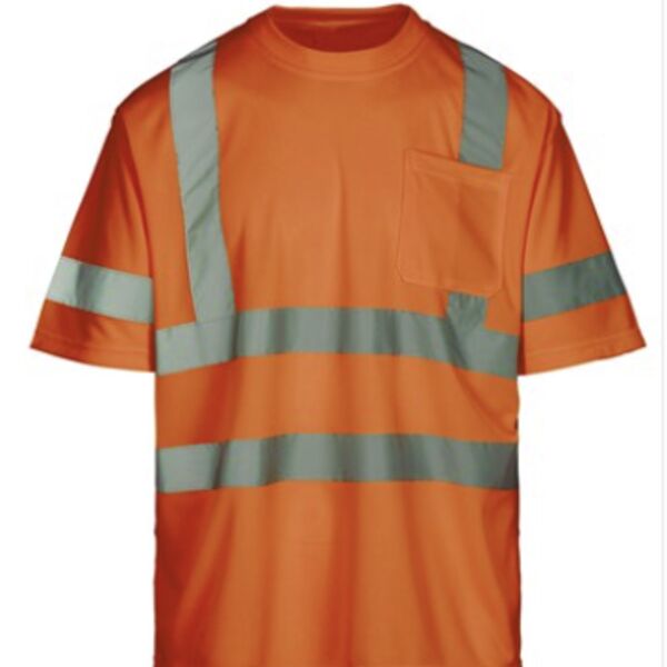 Class 3 Safety Orange Short Sleeve T-shirt Thumbnail