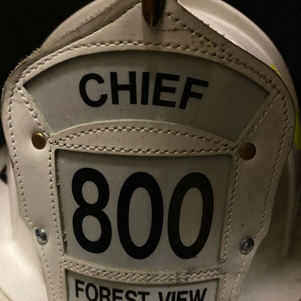 Forest View FD Chief 6"  Helmet Shield  Thumbnail