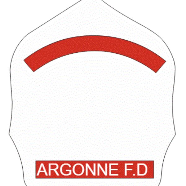 Argonne 6" Lion American Classic Officer Helmet Shield  Thumbnail