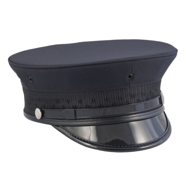 BaylyNavyFireCrownCap Black Strap w/ Silver FD Pins Thumbnail