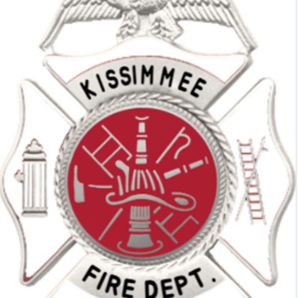 Kissemmee FF Badge Rhodium Thumbnail