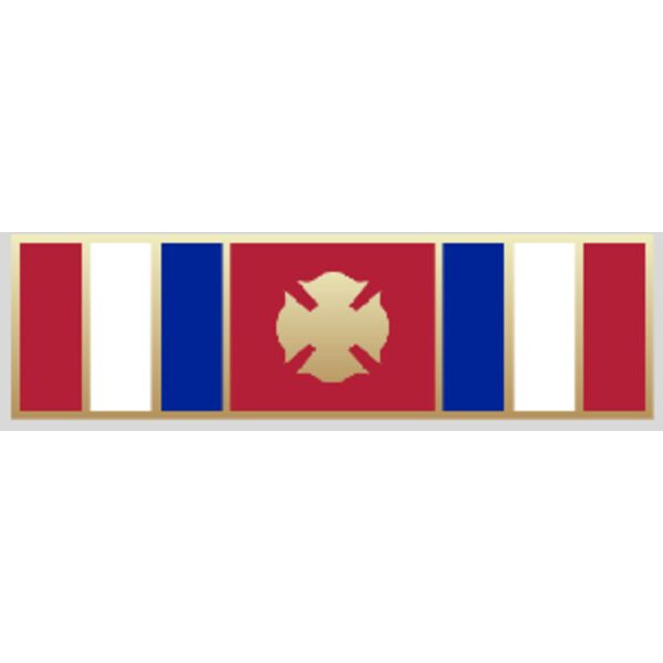 Medal of  Valor With Maltese Center - GOL-TONE X Enamel 1 3/8x3/8 Thumbnail