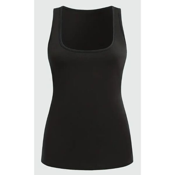 Solid Square Neck Tank Top Thumbnail