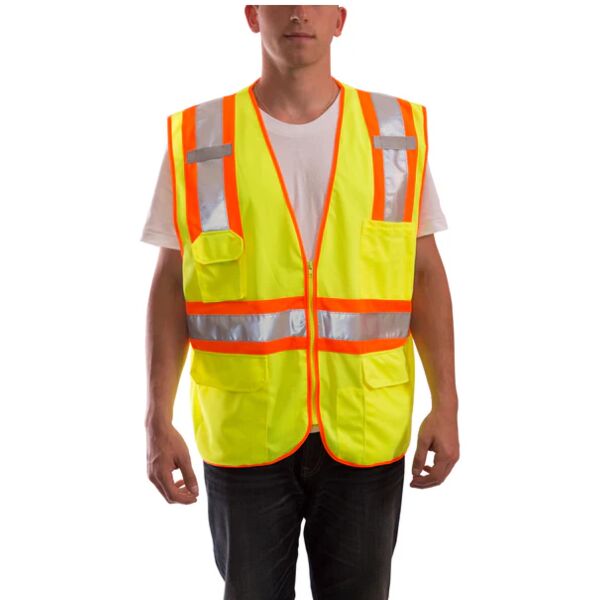 Job Sight Class 2 Two-Tone Surveyor Vest Thumbnail