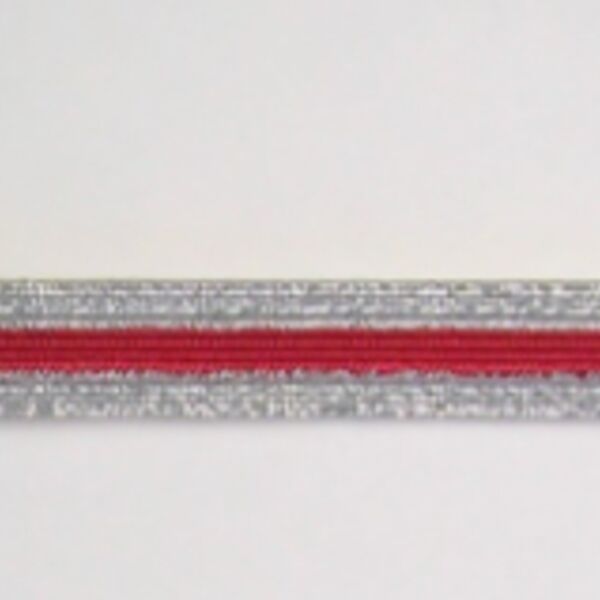 Honor Guard Hat Strap Permasilver & Red Thumbnail