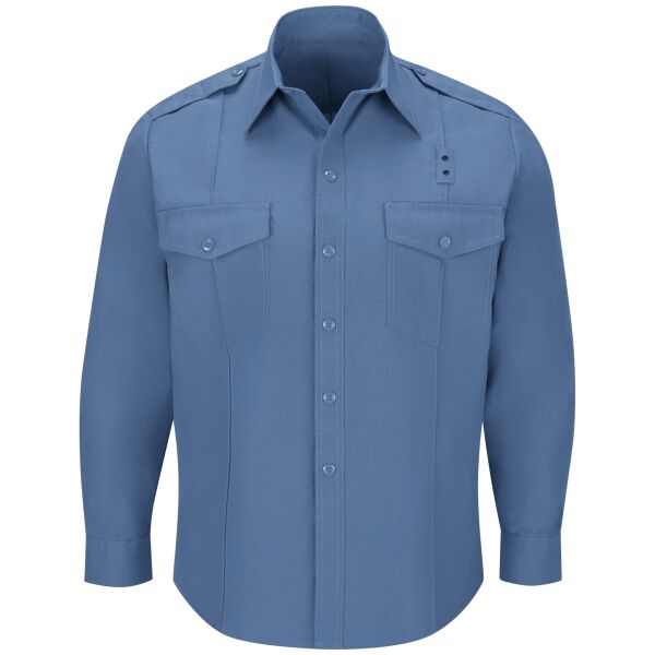 Men's Classic Long Sleeve Fire Chief Shirt (WT) Thumbnail