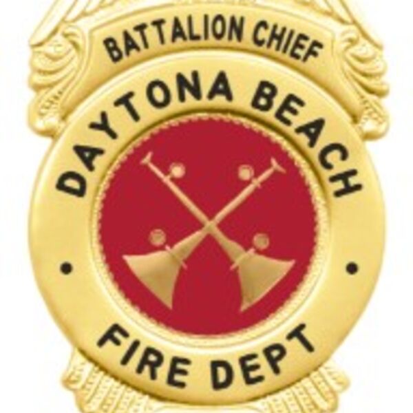 Daytona Beach BC Badge with Eagle and Circular Panel Thumbnail