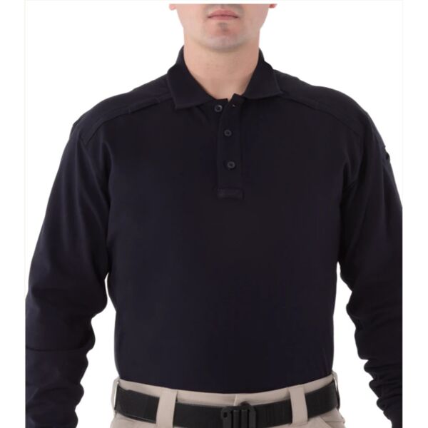 Men's Cotton Long Sleeve Polo Thumbnail