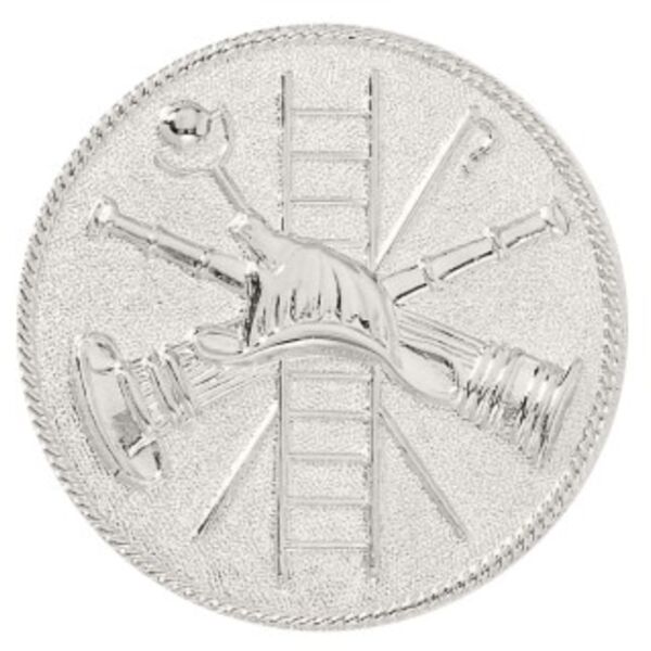 Firefighter Hat Badge - Large Round Ladder Scramble Thumbnail