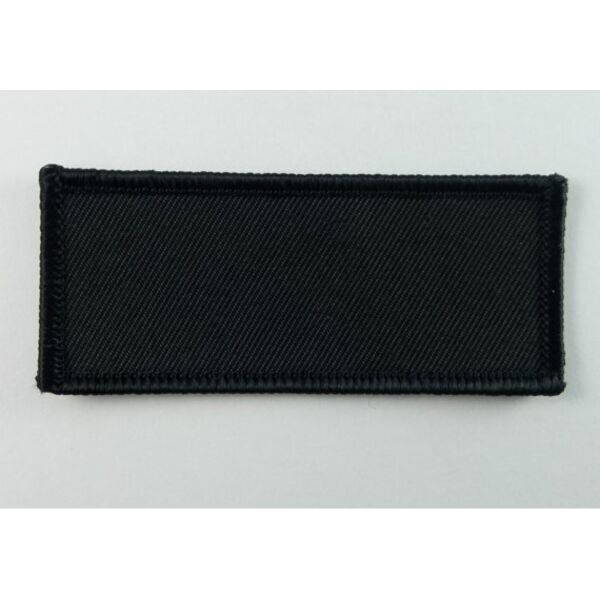 Embroidered Name Plate 1" X 3.3" Square Corners with Male Velcro Thumbnail