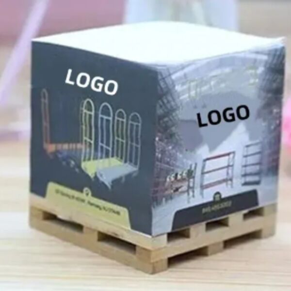 Memo Note Pad with Wood Pallet - 100 units Thumbnail