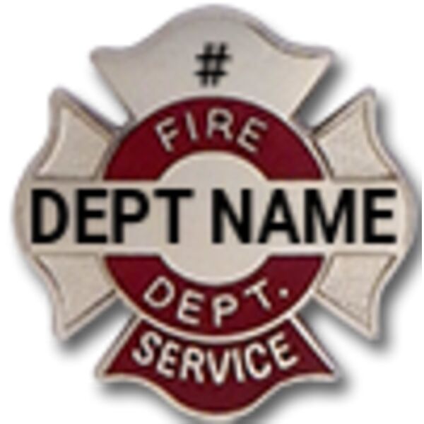 Engravable YOS Maltese Cross Pin Thumbnail