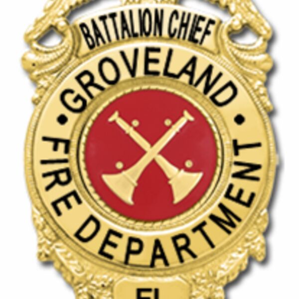 GROVELAND BATTALION CHIEF BADGE Thumbnail