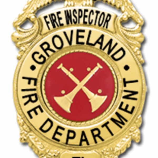 GROVELAND FIRE INSPECTOR BADGE Thumbnail
