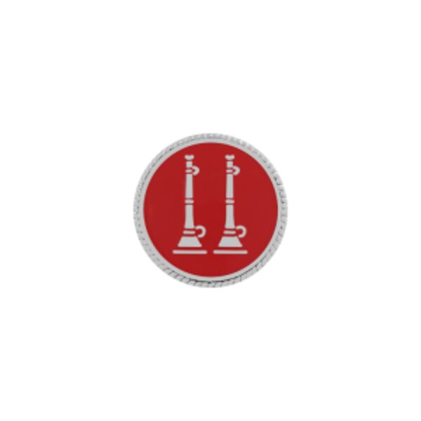 2-Bugle Collar Insignia Round Thumbnail