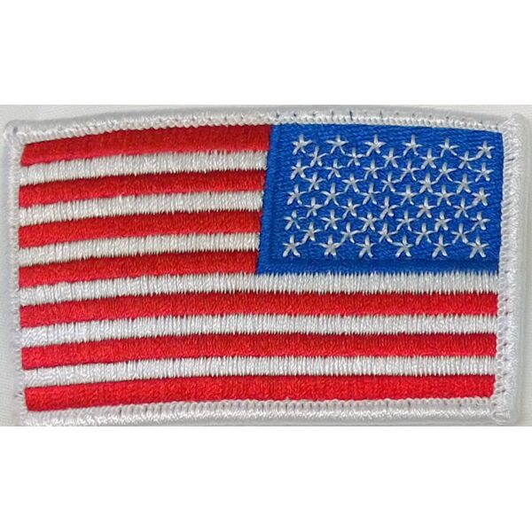 Reverse American Flag White Border  Thumbnail
