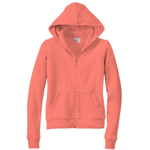 Threadfast Apparel Unisex Triblend Full-Zip Light Hoodie Thumbnail