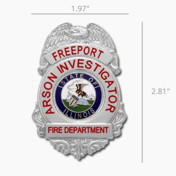 Freeport Arson Investigator Badge   Thumbnail