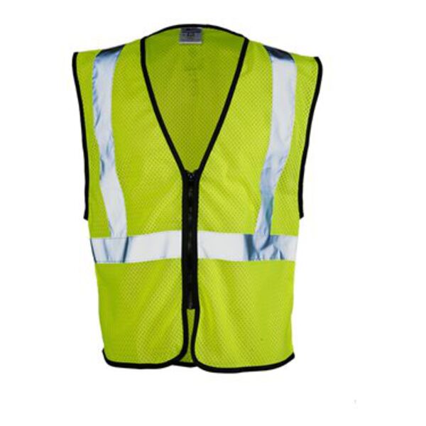 ML Kishigo - Class 2 Zipper Mesh Economy Vest Thumbnail