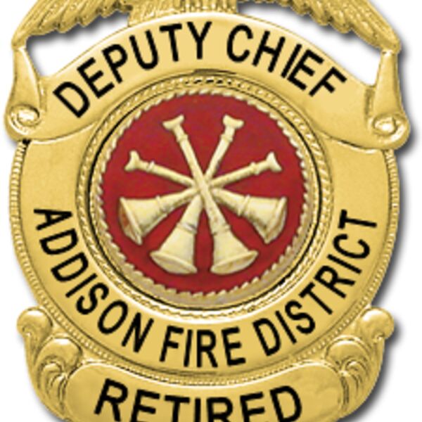 Addison FD Retired Deputy Chief  Badge  Thumbnail