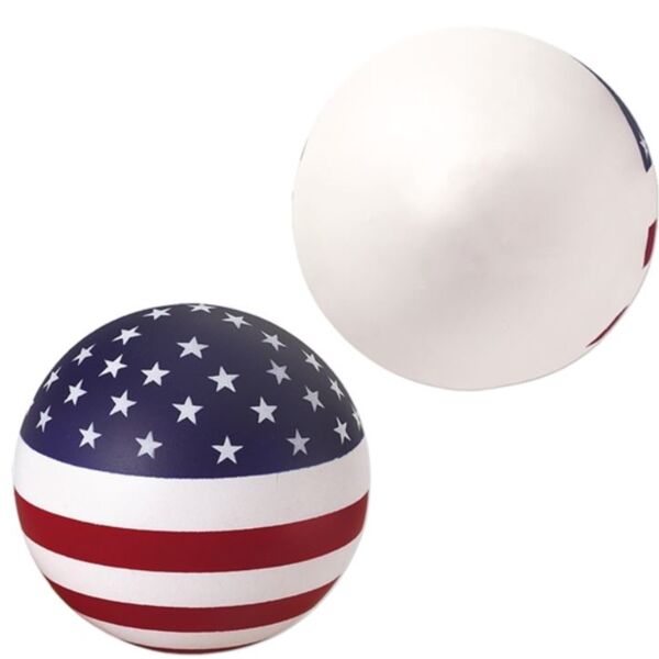 USA Round Ball Stress Reliever Thumbnail
