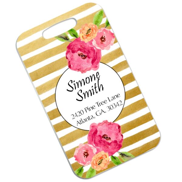 Two Sided Aluminum Sublimation Luggage Tag 2.5 x 4.25 Thumbnail