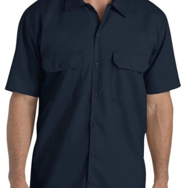FLEX Relaxed Fit Short Sleeve Twill Work Shirt Thumbnail