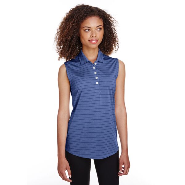 Ladies' Rotation Stripe Sleeveless Polo Thumbnail