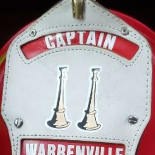 Warrenville 6" Lieutenant Helmet Shield  Thumbnail